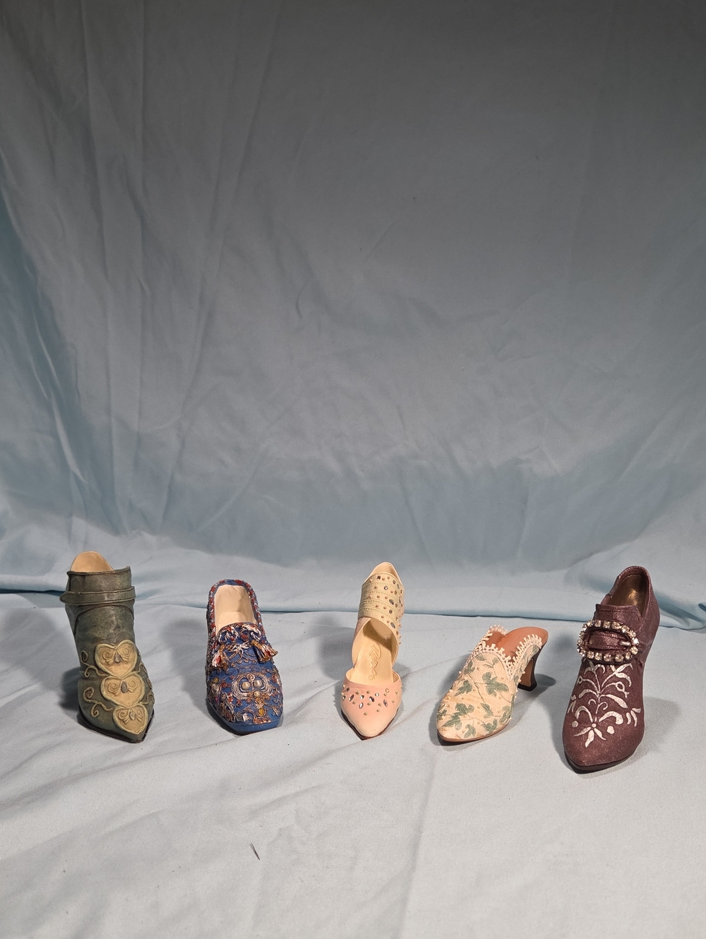 Just The Right Shoe Mauve Embroidered Slip-On Mule